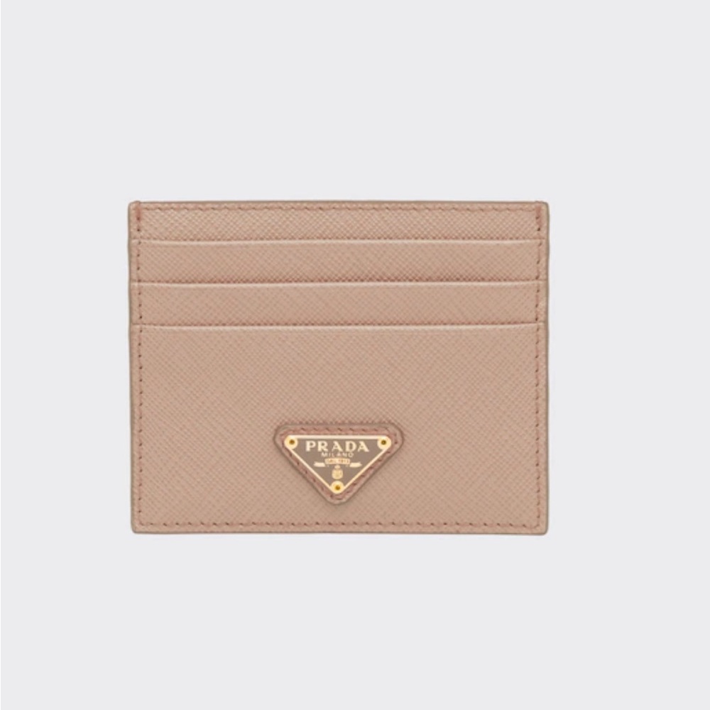Prada Tan Card Holder
